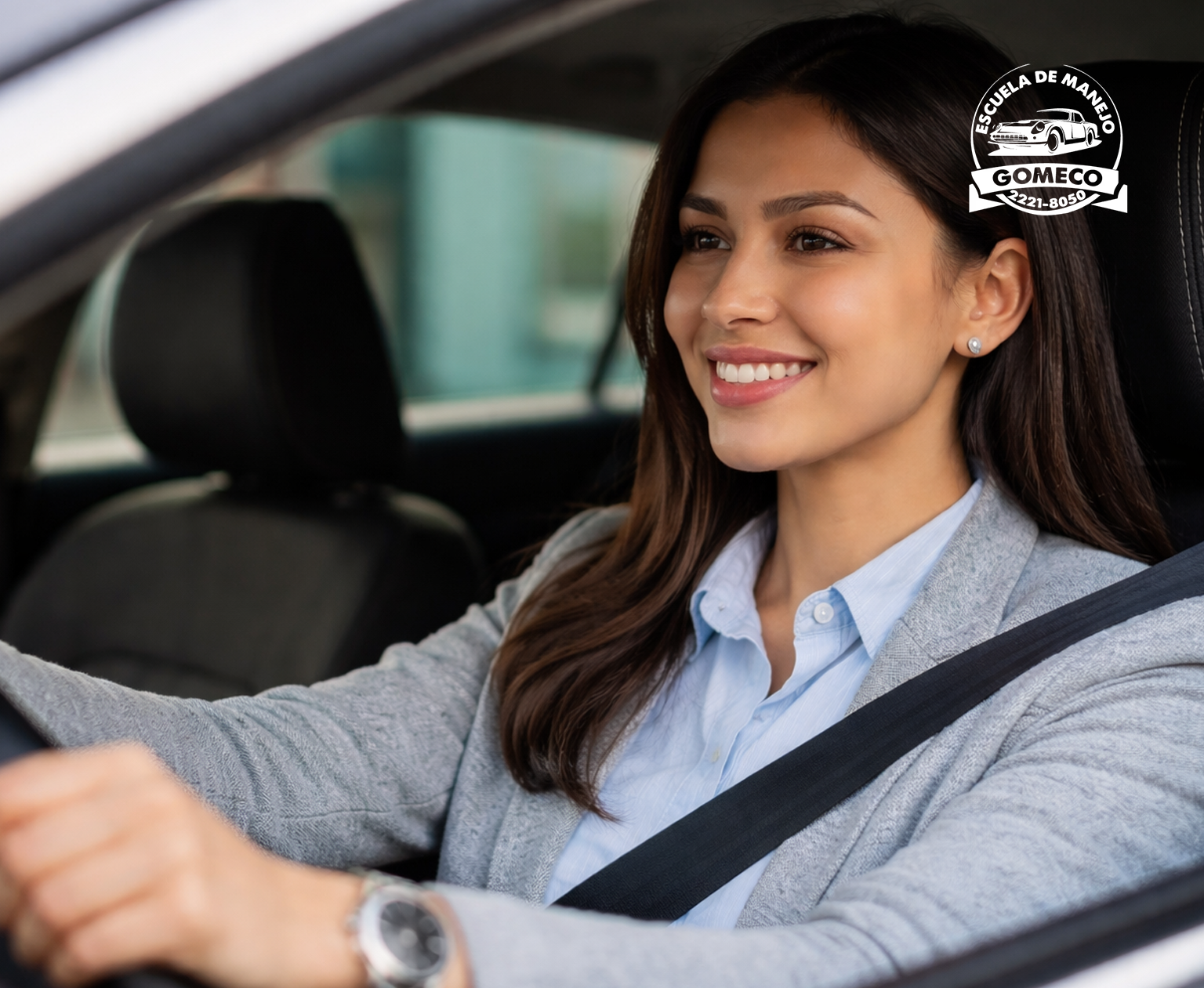 Curso para nivel principiante de clases de manejo en la escuela Gomeco