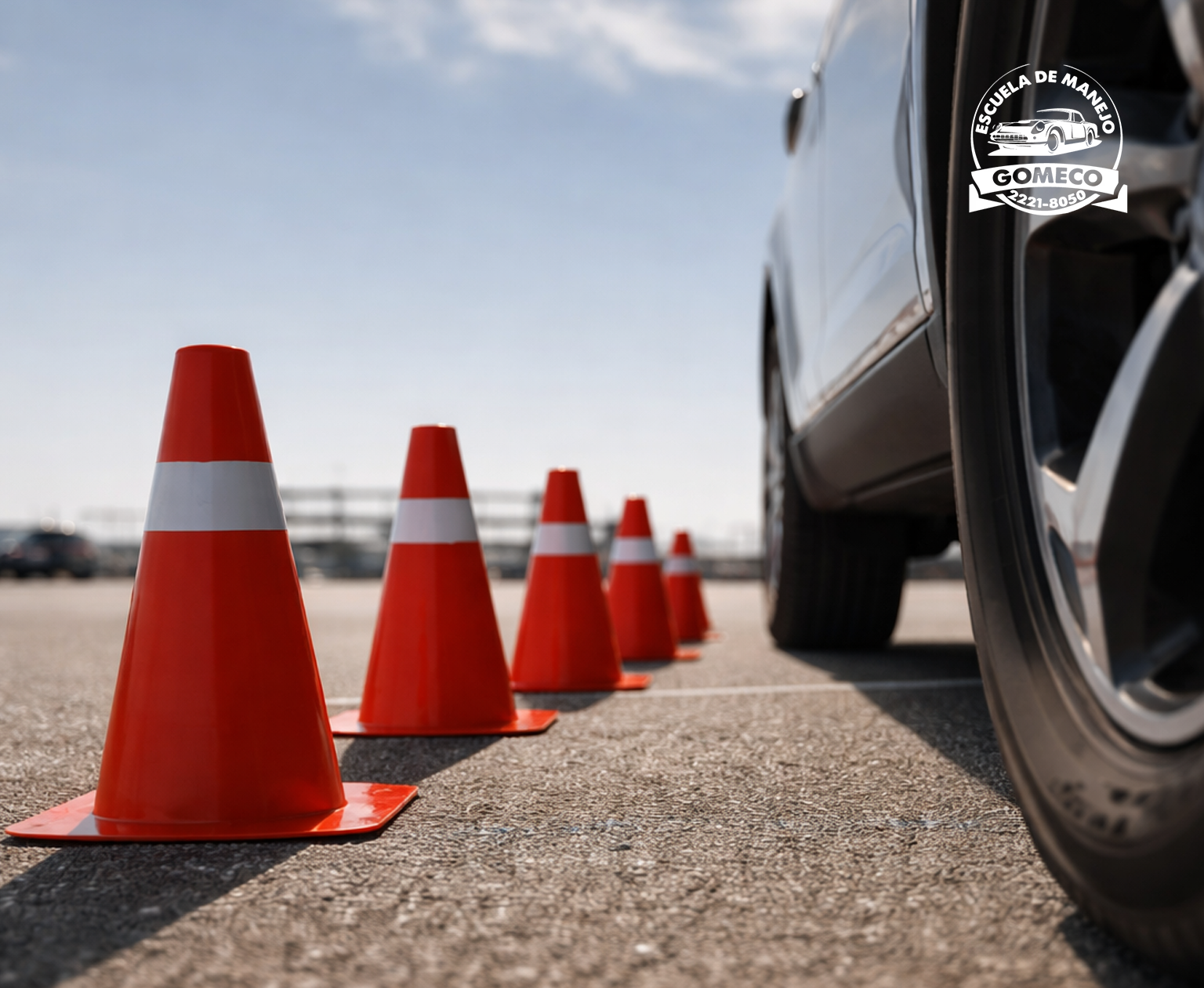 Curso para nivel principiante de clases de manejo en la escuela Gomeco