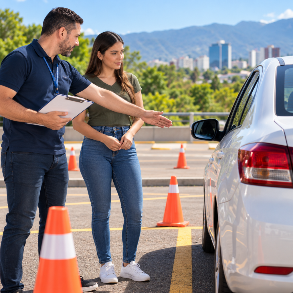 Si necesita practicar antes de la prueba práctica